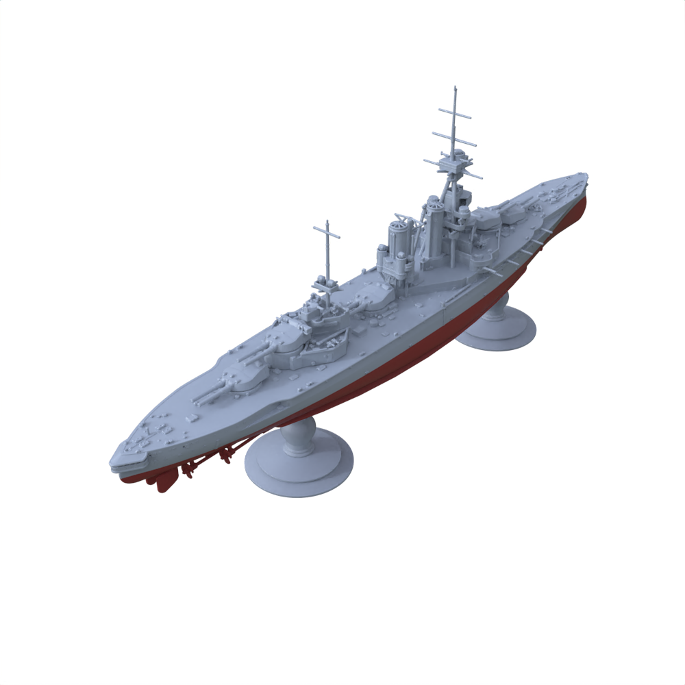 SSC142S  Military Model HMS Iron Duke Class Marlborough Battleship(66) Full Hull