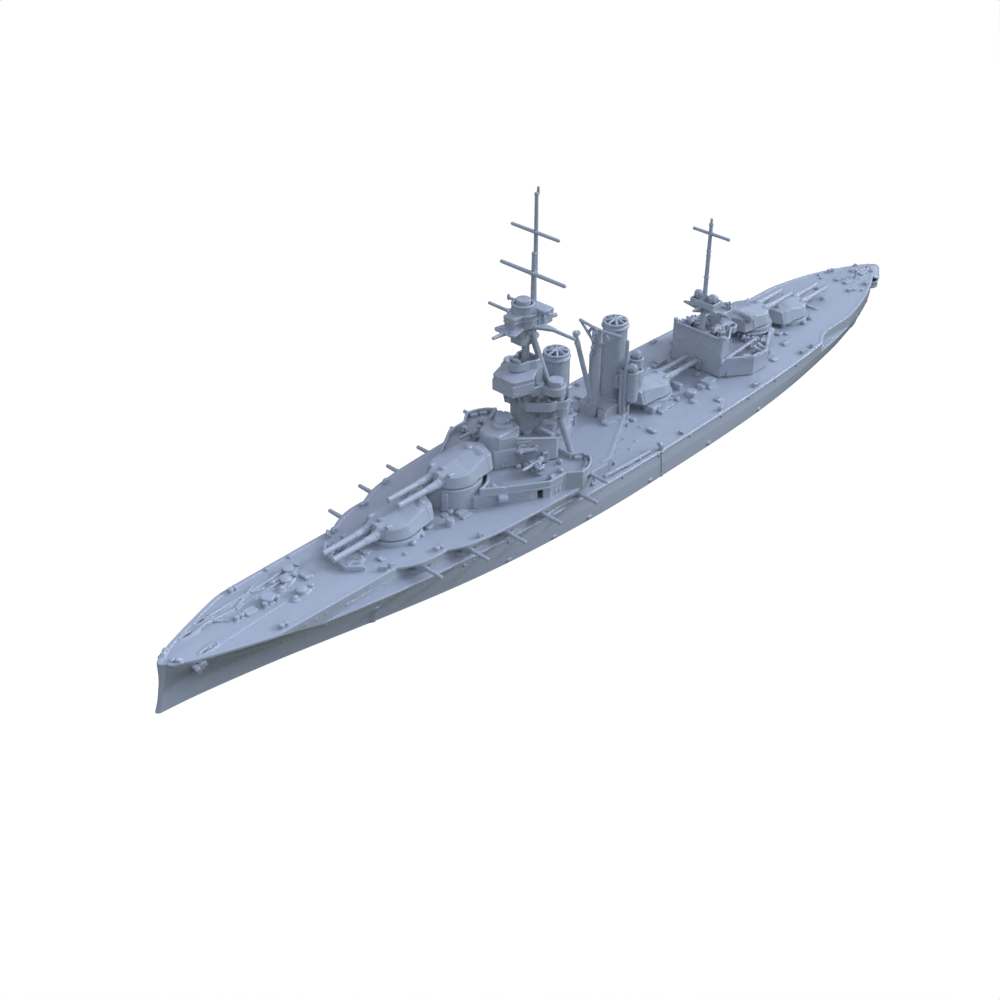 SSC142 Military Model HMS Iron Duke Class Marlborough Battleship(66) Water Line