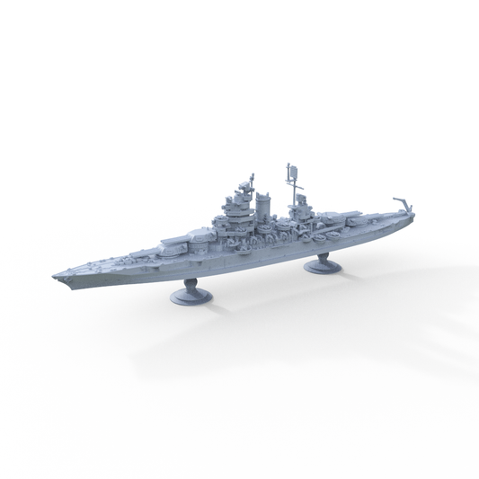 SSMODEL 704 Military Model Kit USS New Mexico Class Mississippi  (BB-41) 1945 Battleship