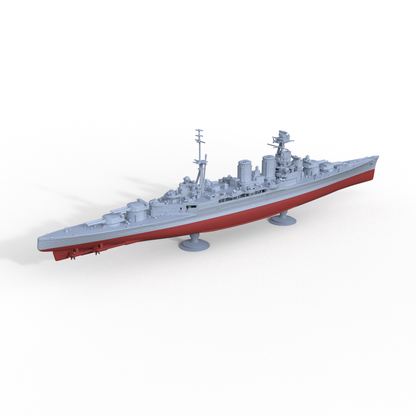 HMS Admira Hood 1941 Full Hull MRY-SFW 708S Military Model Kit