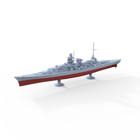 SSMODEL 710S Military Model Kit German Navy Scharnhorst 1943 Full Hull