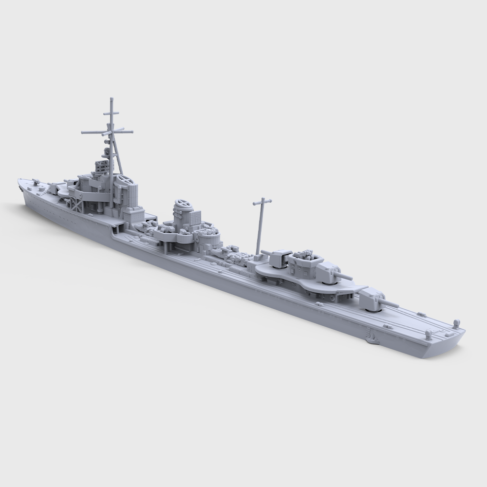 German Z22 Destroyers 1936(Bottomless Version) MRY-SFW SSC728 Military Model Kit