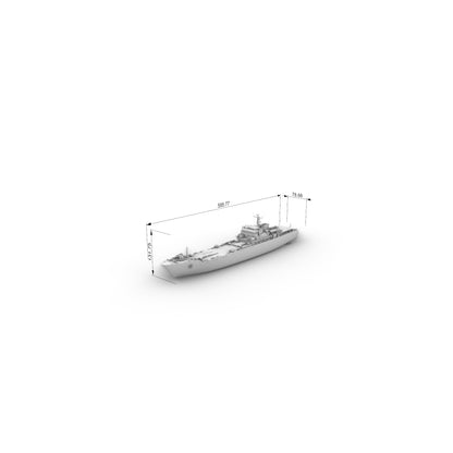 SSC191 Military Model CNS Hainan Class Submarine Chaser Water Line