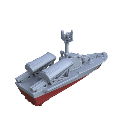 MRY-SFW SSC201S China Navy Ho Gu-class Type 024 Missile Boat – LCD 3D printed resin model kit, image 3