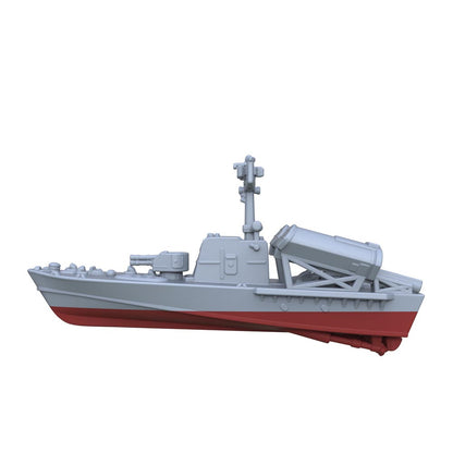 MRY-SFW SSC201S China Navy Ho Gu-class Type 024 Missile Boat – LCD 3D printed resin model kit, image 2