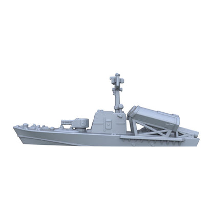 MRY-SFW SSC201 China Navy Ho Gu-class Type 024 Missile Boat  – LCD 3D printed resin model kit, image 2