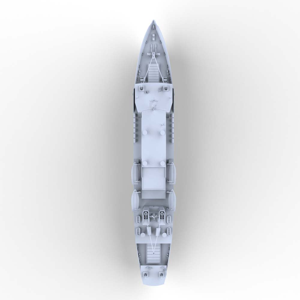MRY-SFW SSC202S China Navy Qiongsha-class Troop & Cargo Tran – LCD 3D printed resin model kit, image 2