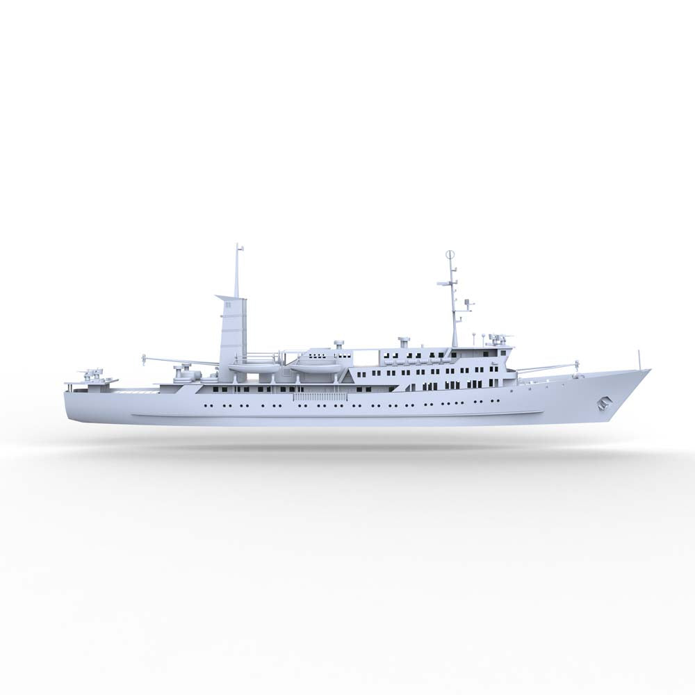 MRY-SFW SSC202 China Navy Qiongsha-class Troop & Cargo Trans – LCD 3D printed resin model kit, image 2