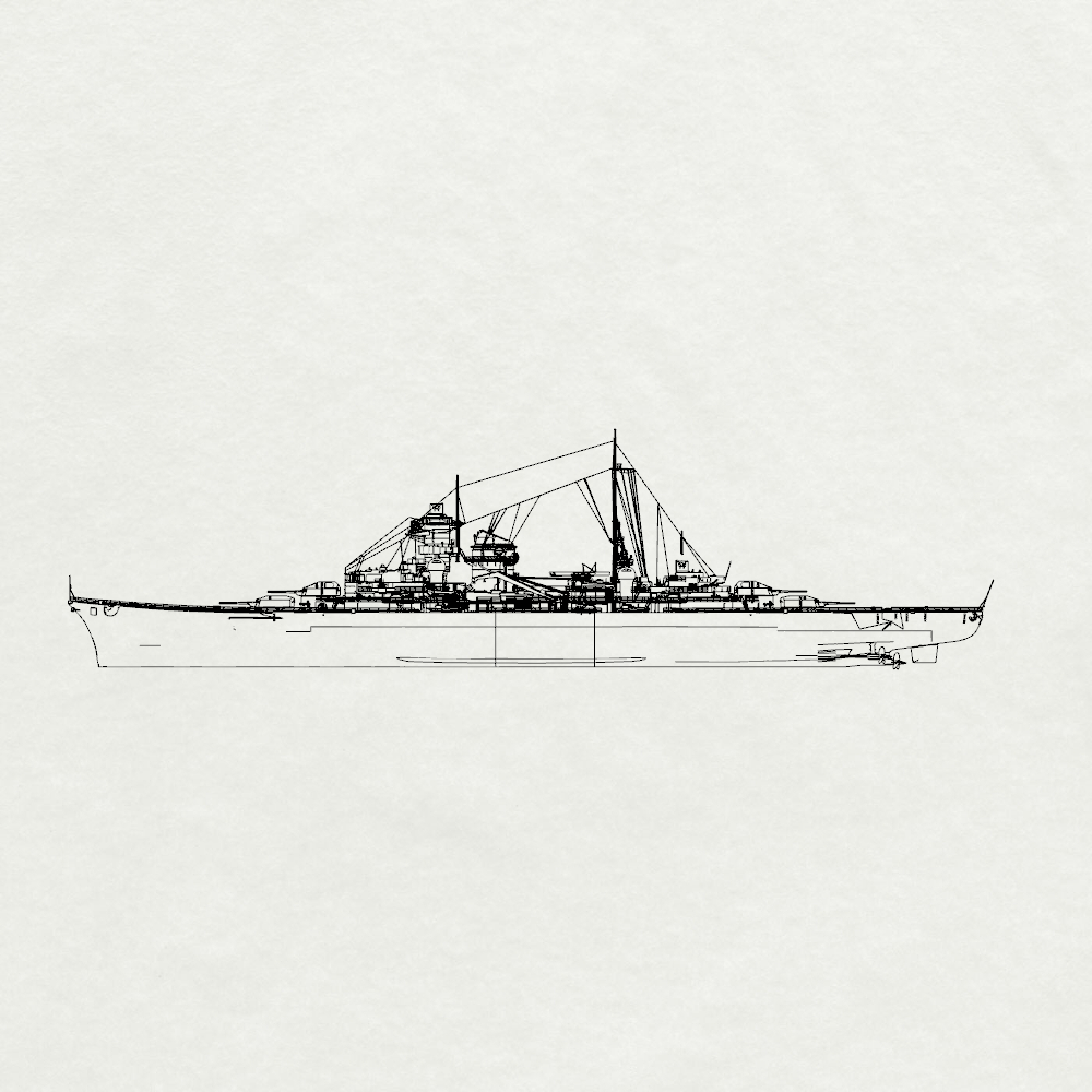 MRY-SFW SSC203 Germany Navy Admiral Hipper-class Bl¨¹cher  2nd Ship Water Line Resin Warship Military Ship Model Hobby Collection Unassembled Unpainted