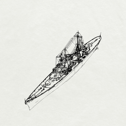 MRY-SFW SSC203 Germany Navy Admiral Hipper-class Bl¨¹cher  2nd Ship Water Line Resin Warship Military Ship Model Hobby Collection Unassembled Unpainted