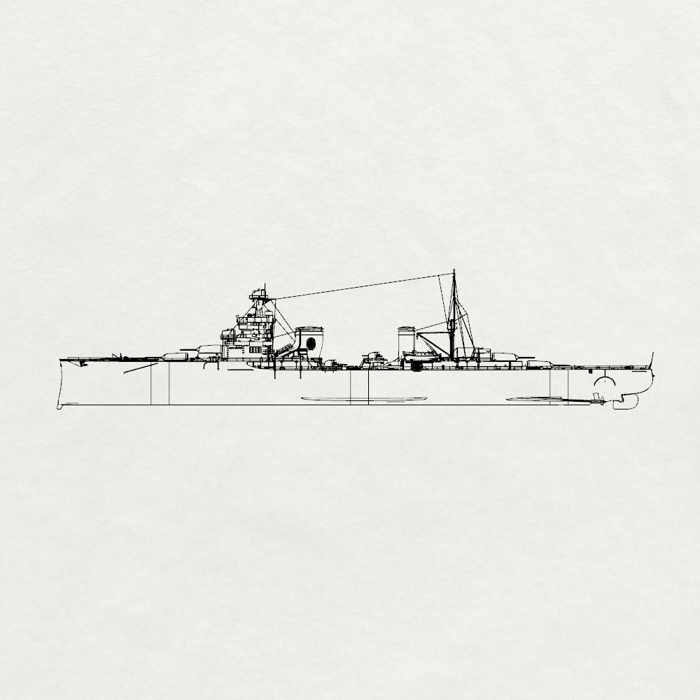 MRY-SFW SSC205S Italy Navy Giussano Class Alberto di Giussano Light Cruiser Full Hull Resin Warship Military Ship Model Hobby Collection Unassembled Unpainted