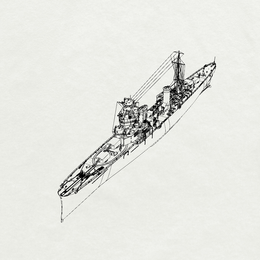 MRY-SFW SSC205 Italy Navy Giussano Class Alberto di Giussano Light Cruiser Water Line Resin Warship Military Ship Model Hobby Collection Unassembled Unpainted