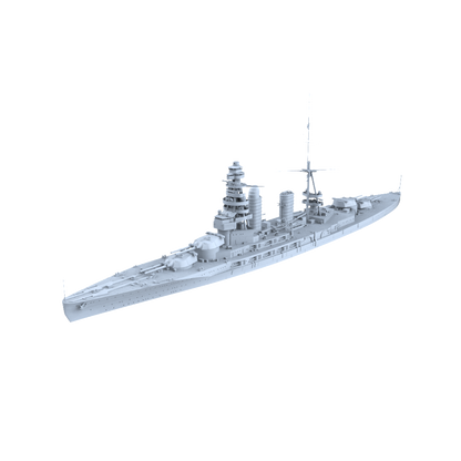MRY-SFW SSC209 Japan Navy Nagato-class 2nd ship Mutsu Water Line Resin Warship Military Ship Model Hobby Collection Unassembled Unpainted