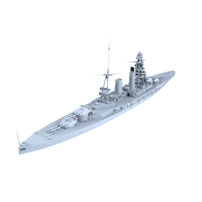 MRY-SFW SSC209 Japan Navy Nagato-class 2nd ship Mutsu Water Line Resin Warship Military Ship Model Hobby Collection Unassembled Unpainted