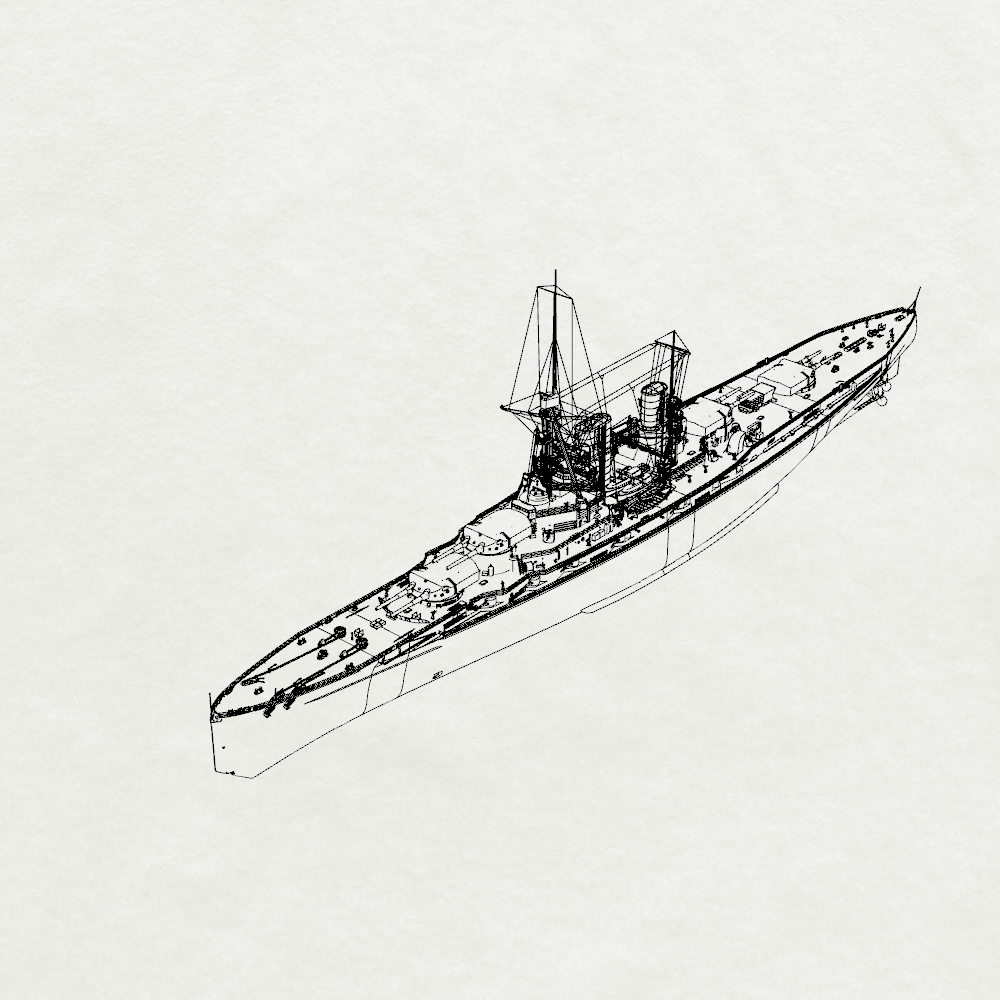 MRY-SFW SSC211 German Navy Mackensen-class Battlecruiser SMS Mackensen Water Line Resin Warship Military Ship Model Hobby Collection Unassembled Unpainted