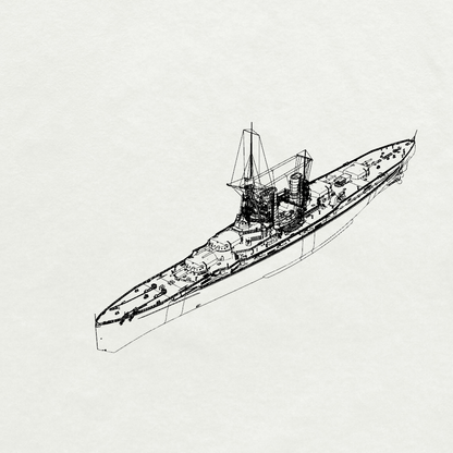 MRY-SFW SSC211 German Navy Mackensen-class Battlecruiser SMS Mackensen Water Line Resin Warship Military Ship Model Hobby Collection Unassembled Unpainted