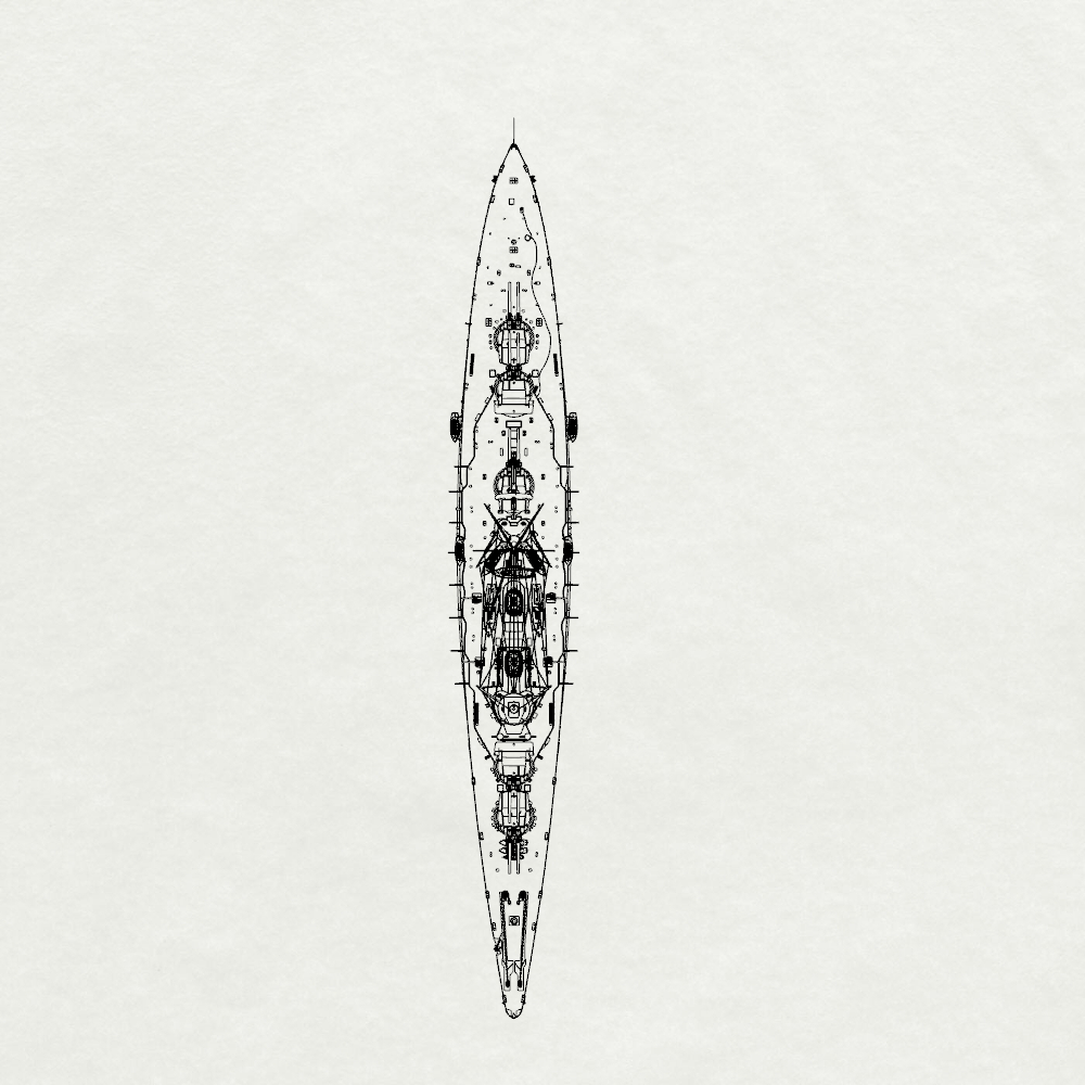 MRY-SFW SSC213S IJN Amagi-class Battlecruiser Amagi Full Hull