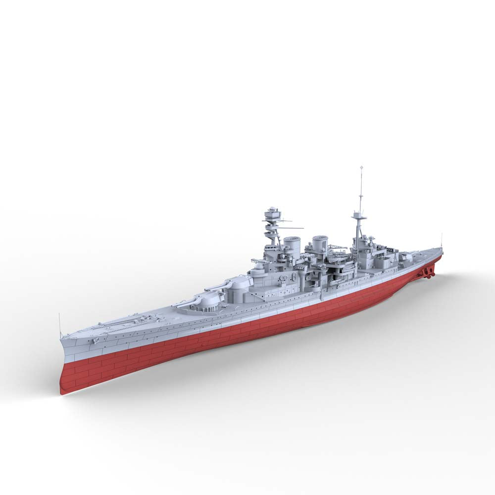 MRY-SFW SSC217S Royal Navy Renown-class Battlecruiser HMS Repulse Full Hull Resin Warship Military Ship Model Hobby Collection Unassembled Unpainted