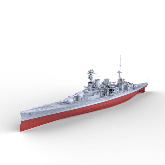 MRY-SFW SSC217S Royal Navy Renown-class Battlecruiser HMS Repulse Full Hull Resin Warship Military Ship Model Hobby Collection Unassembled Unpainted