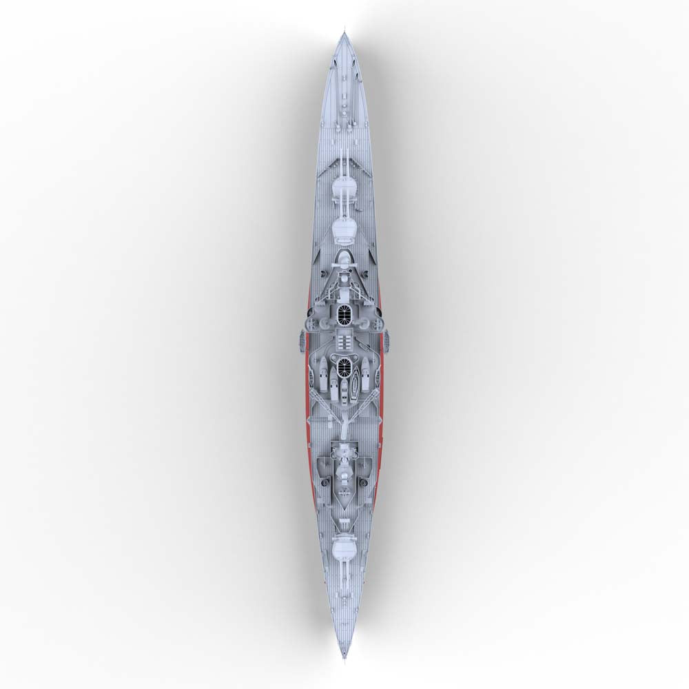 MRY-SFW SSC217S Royal Navy Renown-class Battlecruiser HMS Repulse Full Hull Resin Warship Military Ship Model Hobby Collection Unassembled Unpainted