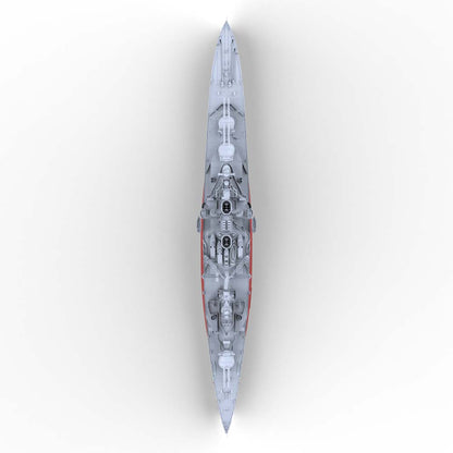 MRY-SFW SSC217S Royal Navy Renown-class Battlecruiser HMS Repulse Full Hull Resin Warship Military Ship Model Hobby Collection Unassembled Unpainted