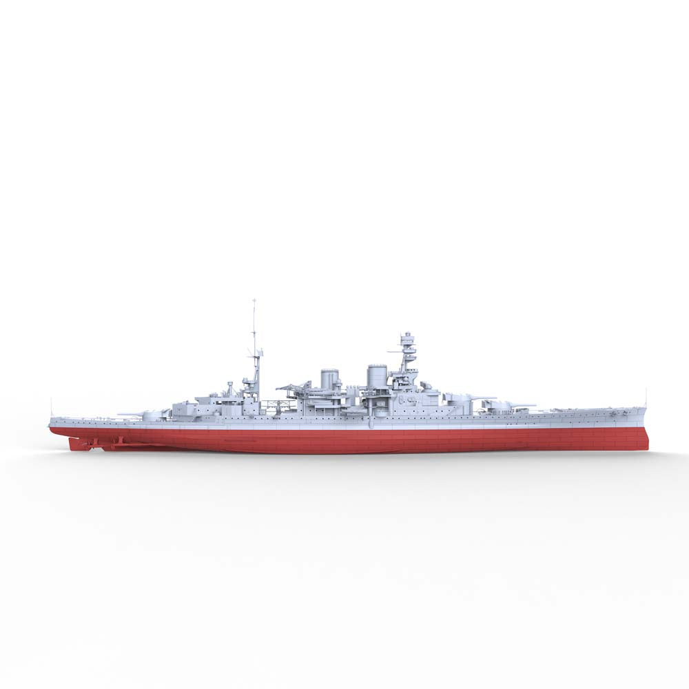 MRY-SFW SSC217S Royal Navy Renown-class Battlecruiser HMS Repulse Full Hull Resin Warship Military Ship Model Hobby Collection Unassembled Unpainted