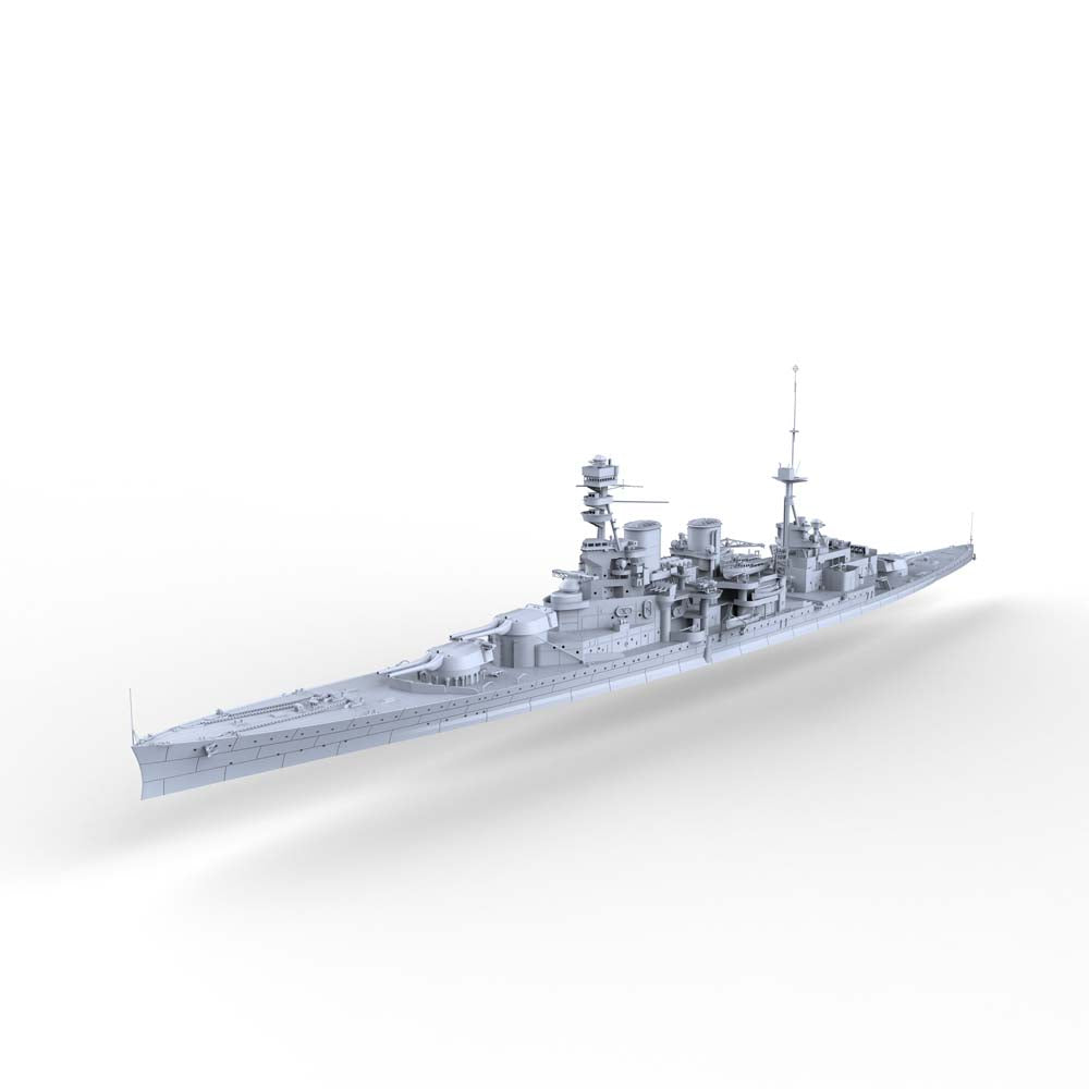 MRY-SFW SSC217 Royal Navy Renown-class Battlecruiser HMS Repulse Water Line Resin Warship Military Ship Model Hobby Collection Unassembled Unpainted