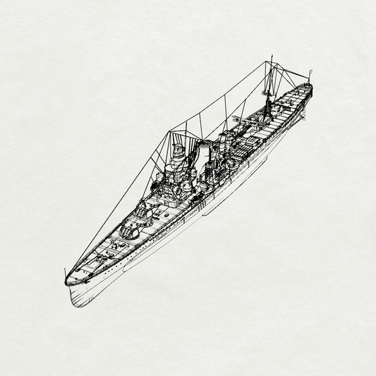 MRY-SFW SSC219 IJN Furutaka-class Furutaka 1st ship Heavy Cruiser Water Line
