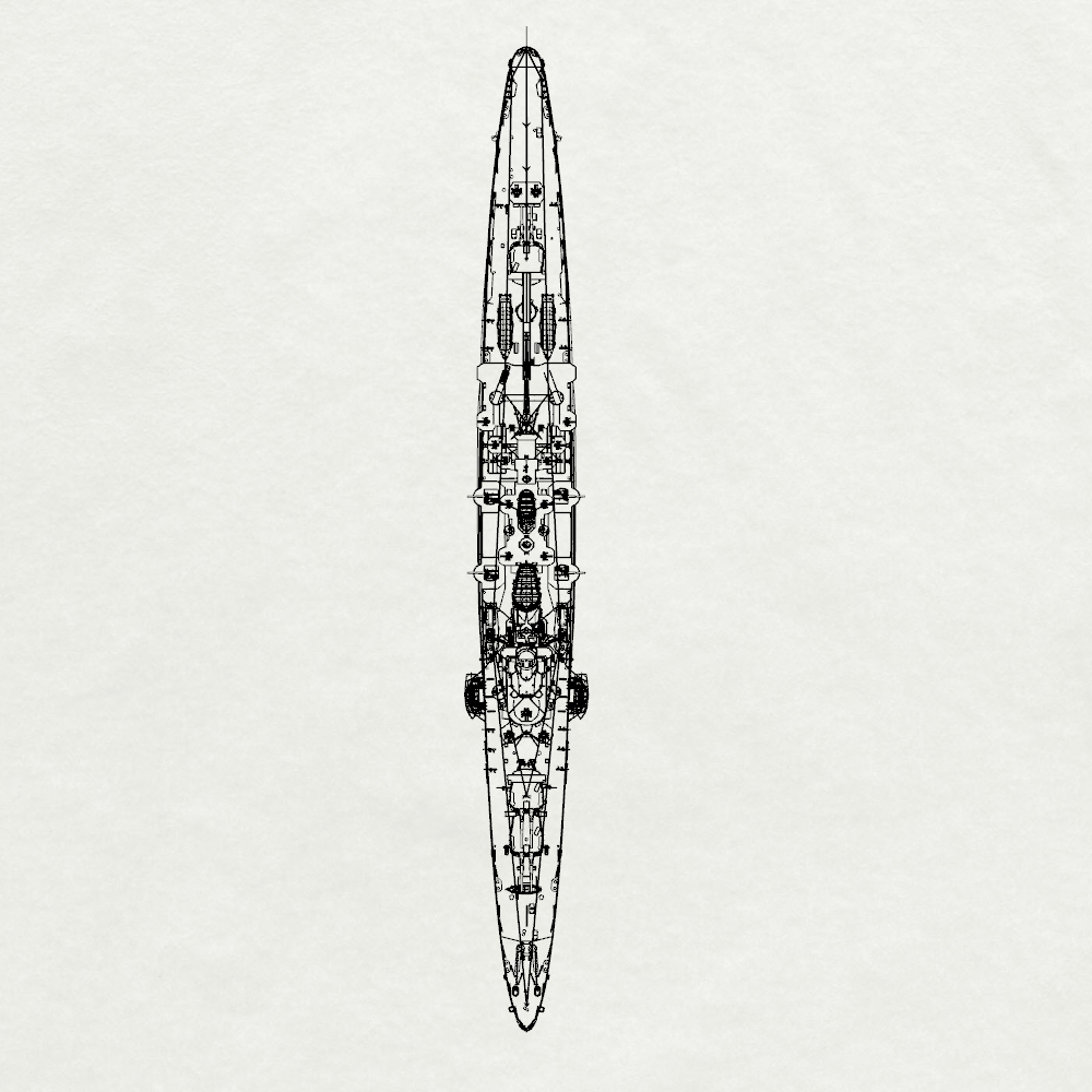 MRY-SFW SSC221S IJN Aoba-class Aoba 1st ship Heavy Cruiser Full Hull