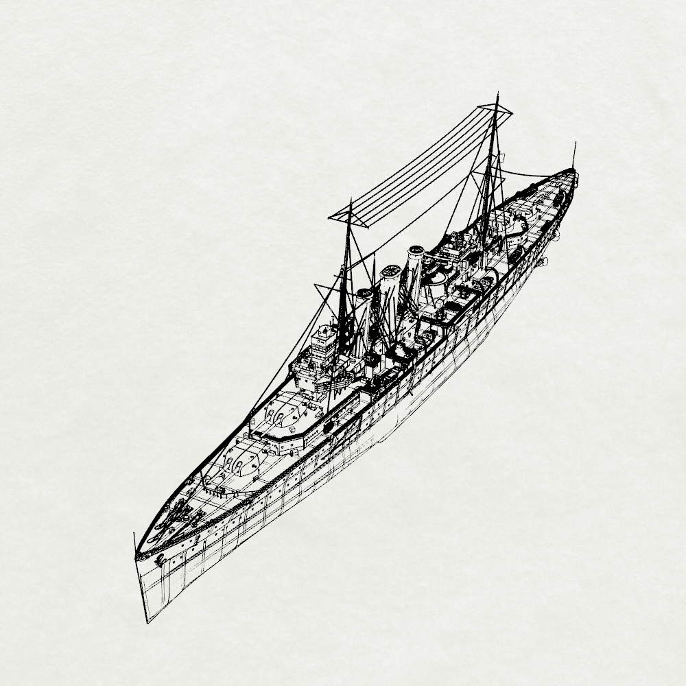MRY-SFW SSC222 Royal Navy Kent-class Kent Heavy Cruiser Water Line Resin Warship Military Ship Model Hobby Collection Unassembled Unpainted