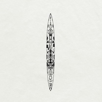 MRY-SFW SSC223 Royal Navy Norfolk-class Norfolk Heavy Cruiser Water Line