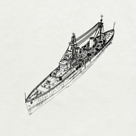 MRY-SFW SSC224 Royal Navy Arethusa-class Arethusa Light Cruiser Water Line Resin Warship Military Ship Model Hobby Collection Unassembled Unpainted