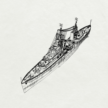 MRY-SFW SSC225S Royal Navy Dido-class Dido 4th ship Light Cruiser Full Hull Resin Warship Military Ship Model Hobby Collection Unassembled Unpainted