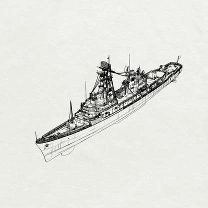 MRY-SFW SSC236S Charles F. Adams-class USS Charles F. Adams  – LCD 3D printed resin model kit, image 1