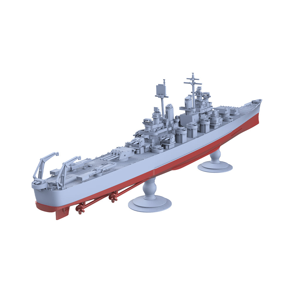 US Navy Baltimore Heavy Cruiser 1943 CA-68 MRY-SFW 556S Military Warship Model Kit