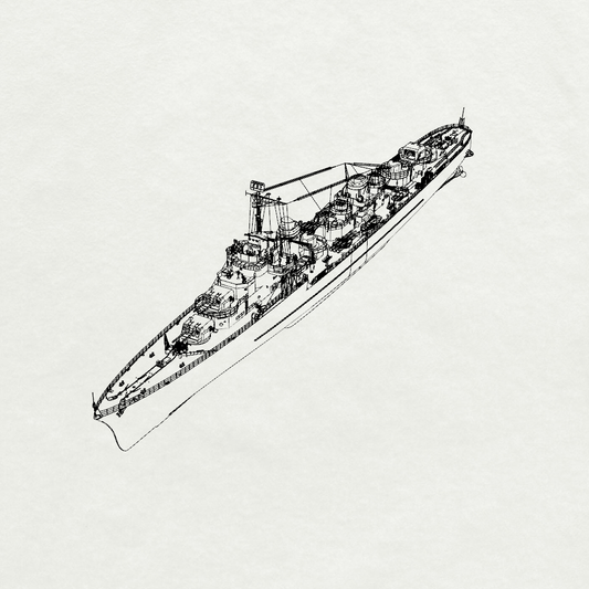 MRY-SFW SSC240S French Navy Mogador-class Mogador Destroyer (1940) Full Hull Resin Warship Military Ship Model Hobby Collection Unassembled Unpainted