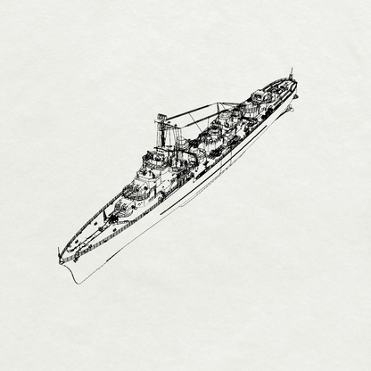 MRY-SFW SSC240 French Navy Mogador-class Mogador Destroyer (1940) Water Line Resin Warship Military Ship Model Hobby Collection Unassembled Unpainted