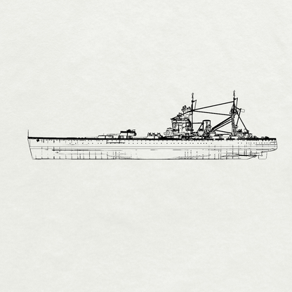 MRY-SFW SSC242 Royal  Nelson-class HMS Nelson Battleship  28 1945  Water Line