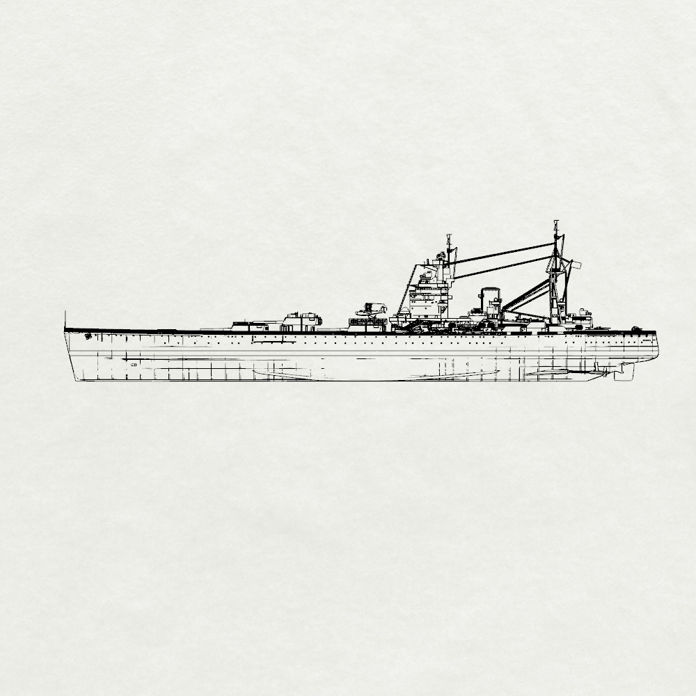 MRY-SFW SSC243S Royal Nelson-class HMS Rodney Battleship 29 1940 Full Hull