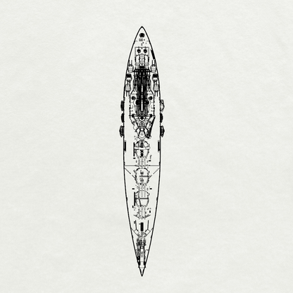 MRY-SFW SSC243 Royal Nelson-class HMS Rodney Battleship 29 1940 Water Line