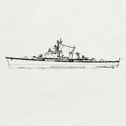 MRY-SFW SSC245S Mitscher-class Mitscher Destroyer Leader DL-2 1954 Full Hull