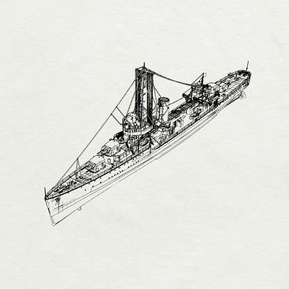 MRY-SFW SSC246S Somers-class Somers Destroyer DD-381 1938 Full Hull