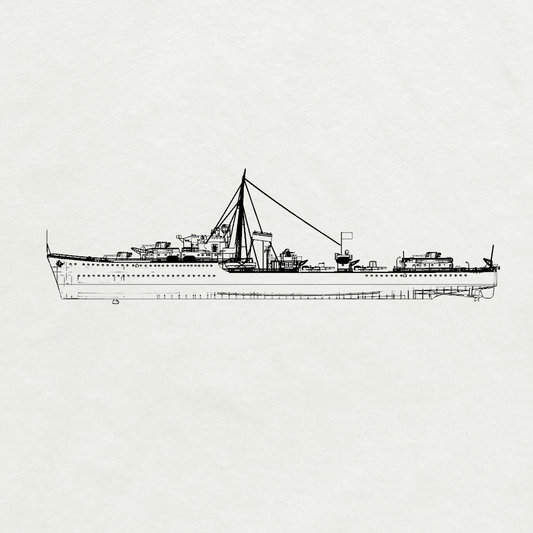 Royal K-class Kelvin Destroyer F37 1939 Water Line MRY-SFW SSC253 Military Warship Model Kit