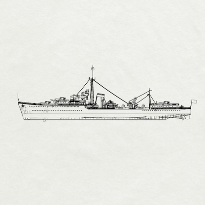 Royal J-class Jervis Destroyer Leader G00 1944 Water Line MRY-SFW SSC254 Military Warship Model Kit