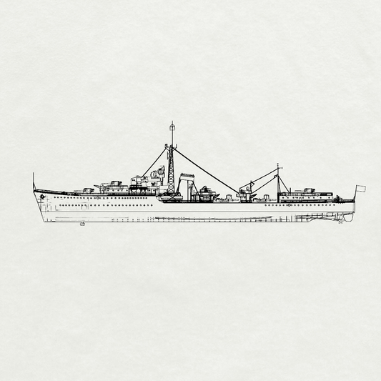 Royal J-class Jervis Destroyer Leader G00 1944 Water Line MRY-SFW SSC254 Military Warship Model Kit
