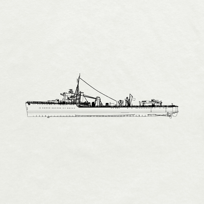 Royal V-class Vega Destroyer L41 1944 Water Line MRY-SFW SSC257 Military Warship Model Kit