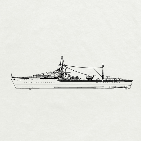 Royal S-class Saumarez Destroyer G12 1945 Water Line MRY-SFW SSC260 Military Warship Model Kit