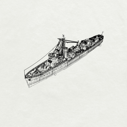 Royal Hunt-class Type II Calpe Escort Destroyer L71 1942 Water Line MRY-SFW SSC261 Military Warship Model Kit