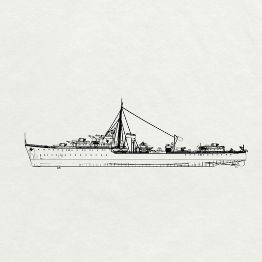 Royal N-class Nepal Destroyer G25 1942 Water Line MRY-SFW SSC263 Military Warship Model Kit