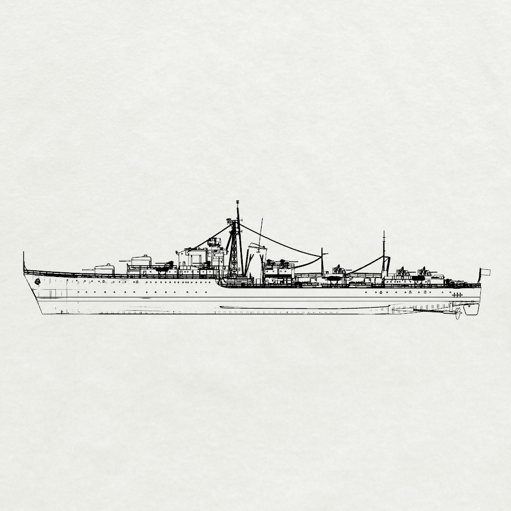 Royal Battle-class Batch III Tobruk Destroyer D37 1950 Water Line MRY-SFW SSC264 Military Warship Model Kit